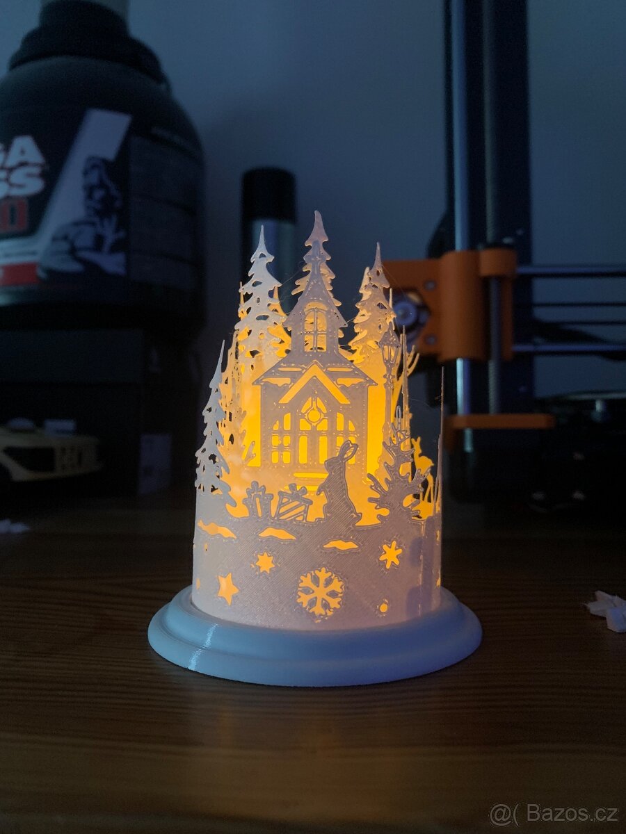 Vanocni dekorace na svicku - 3