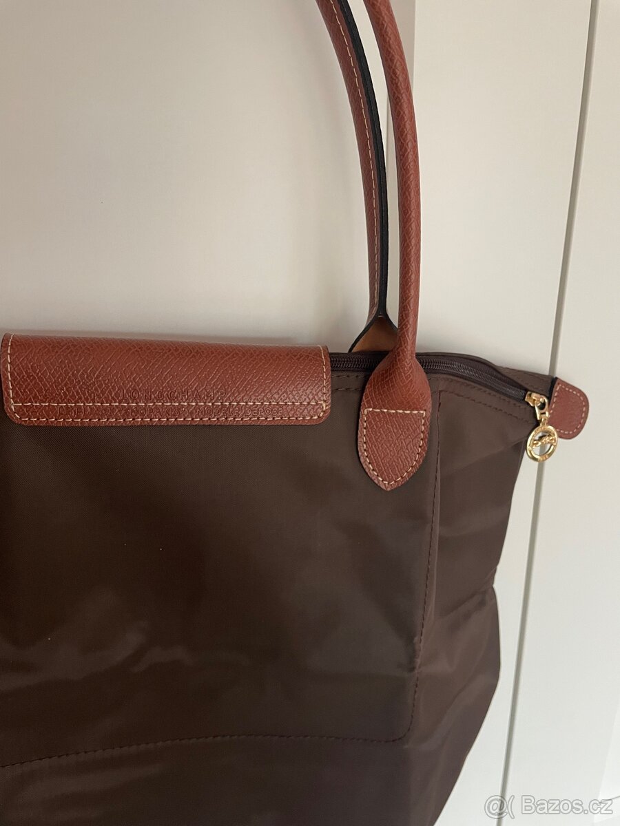 Lonchamp hnědá kabelka L - 3