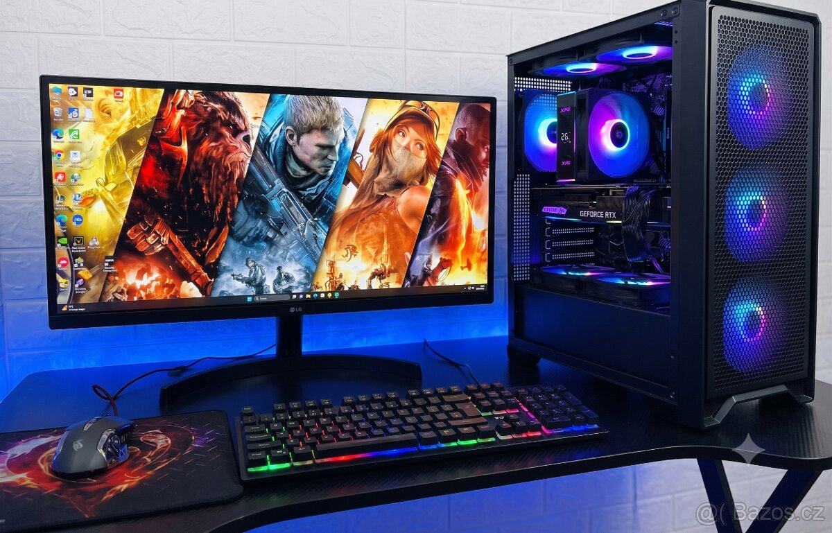Herní Počítač|Ryzen 5|RTX 2070 GAMING 8Gb|Záruka| - 3