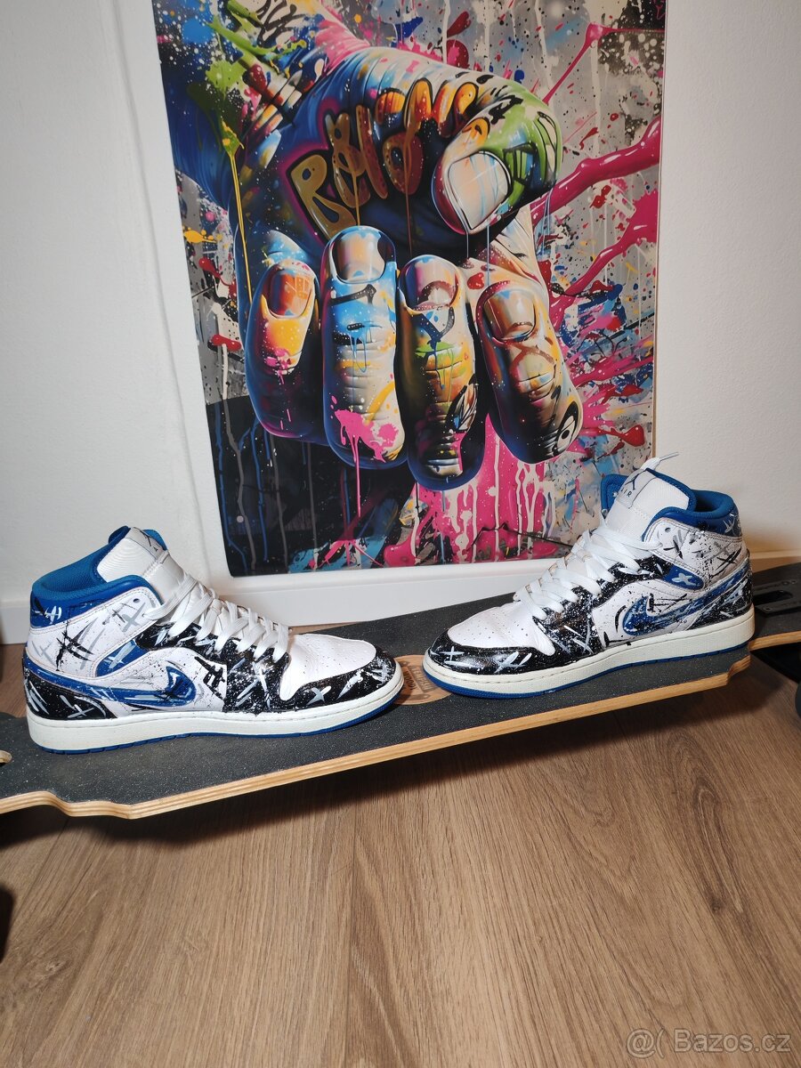 Air Jordan 1 mid Custom - 3