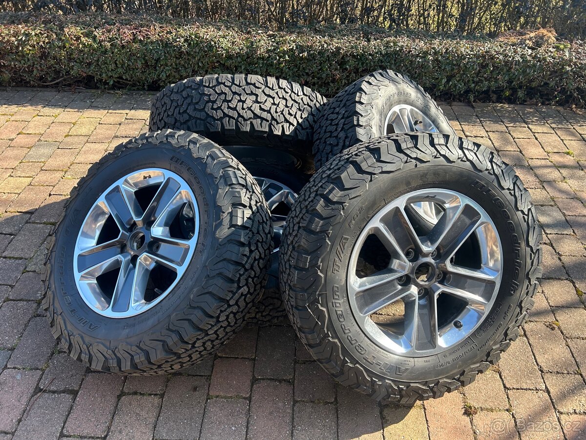 Jeep Wrangler JL JK kola alukola BF Goodrich 255/70 r18