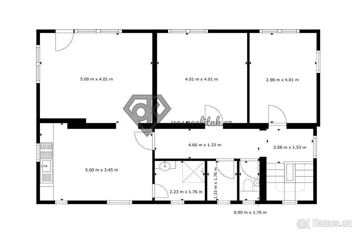 PRODEJ - rodinný dům v Borohrádku - 3