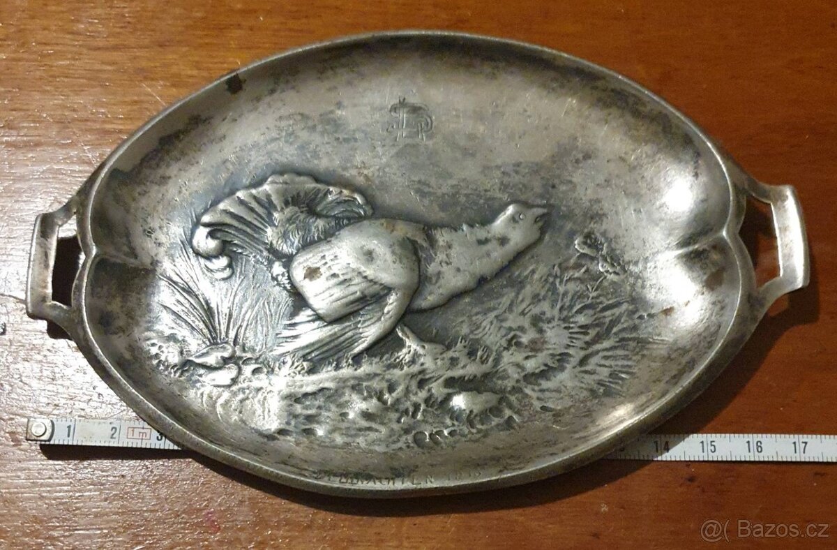 Stará cínová miska - 3