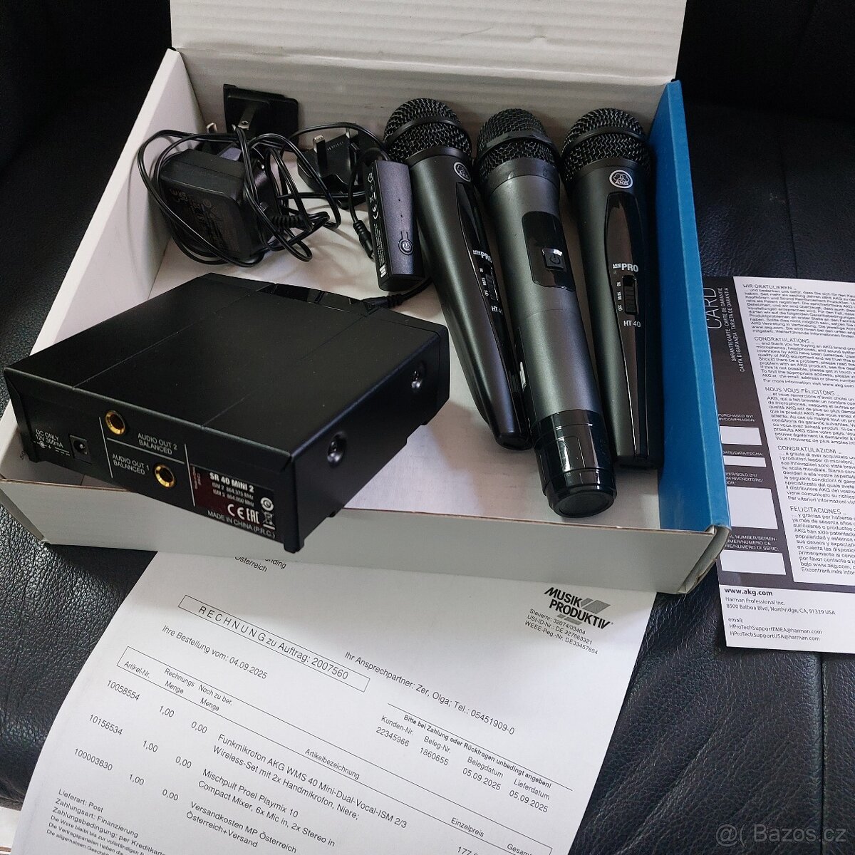 Stacionární přijímač,mikrofon 3x,DOKLAD,ZÁRUKA,ZÁNOVNÍ - 3