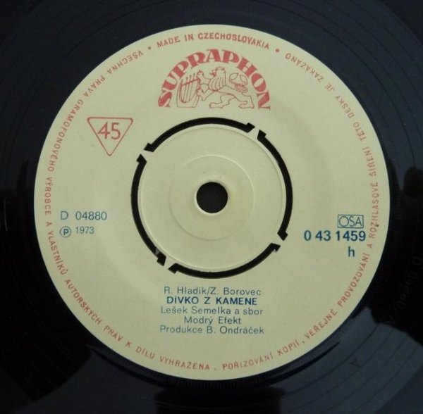 Modrý Efekt – Dívko z kamene / Eldorádo (SP) - 3