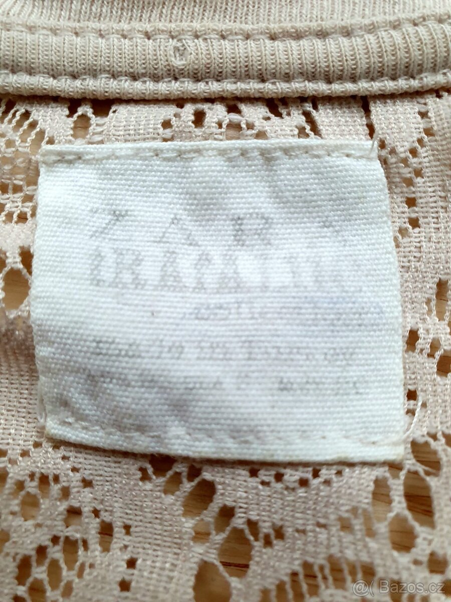 Společenská halenka krajková / triko vel.S. - 3