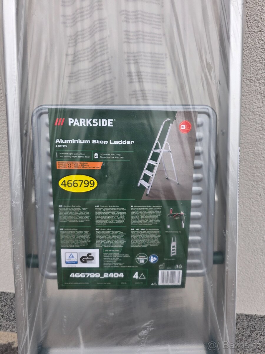 Hliníkové schůdky parkside – nové - 3