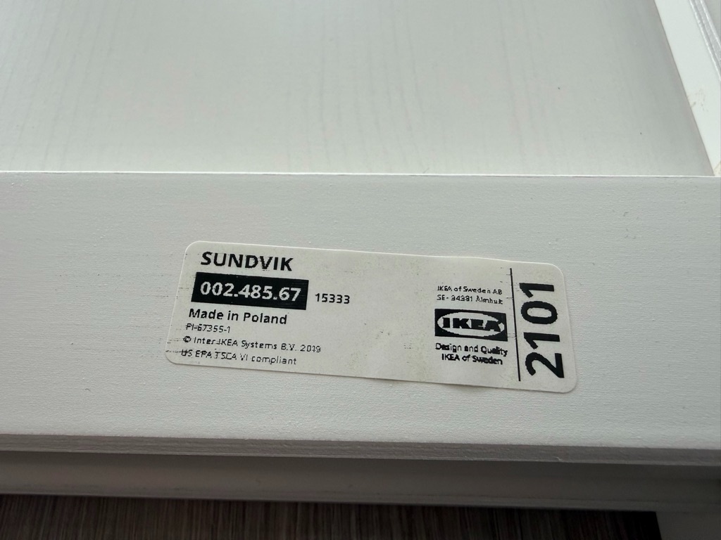 Dětská postýlka IKEA SUNDVIK + matrace - 3