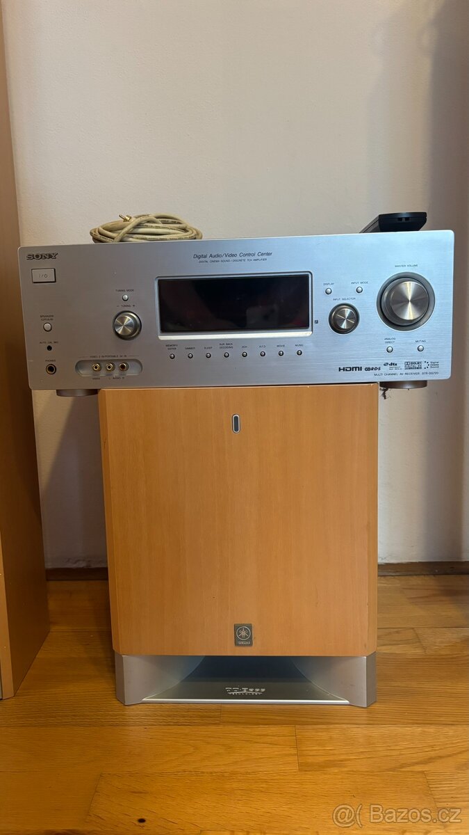 Repro Yamaha + subwoofer a Receiver Sony - 3