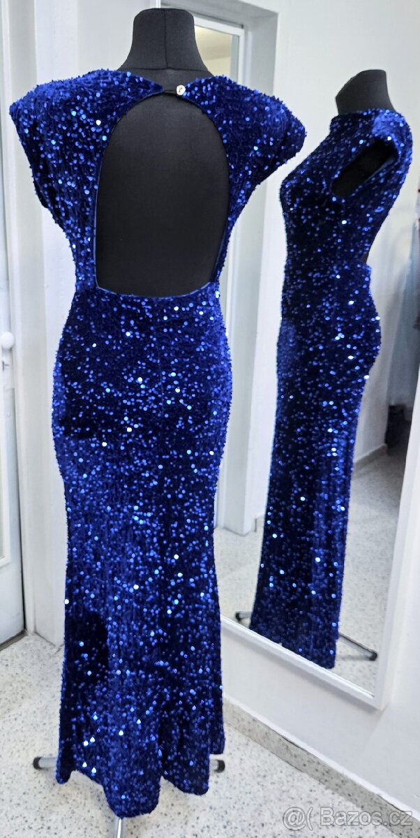 NOVÉ plesové šaty FLITROVÉ - 3