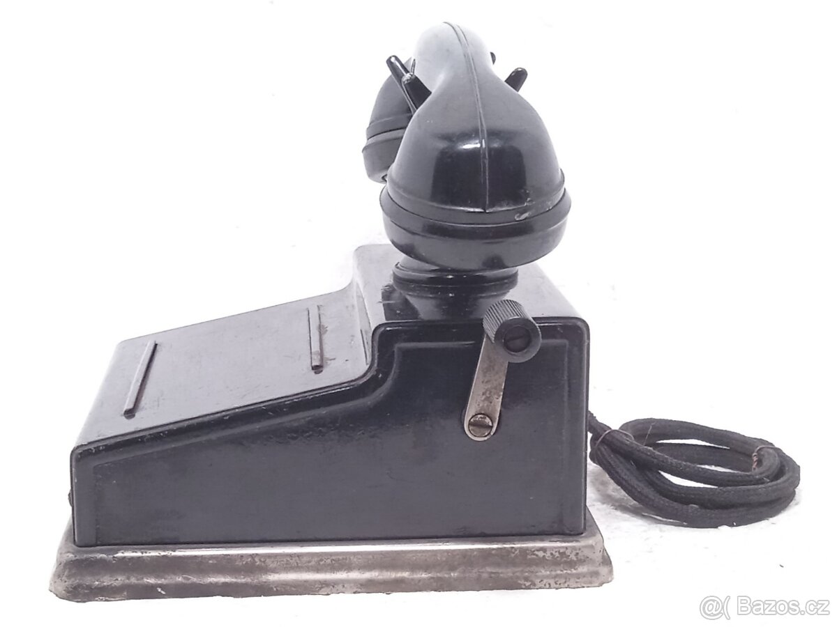 MikroPhona Telefon s induktorem - 1939 ČSSR - 3