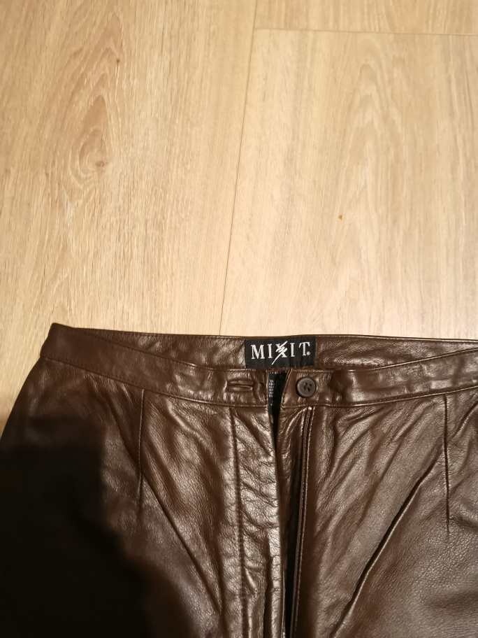 Prodám kožené kalhoty zn.Mixit s podšívkou - 3
