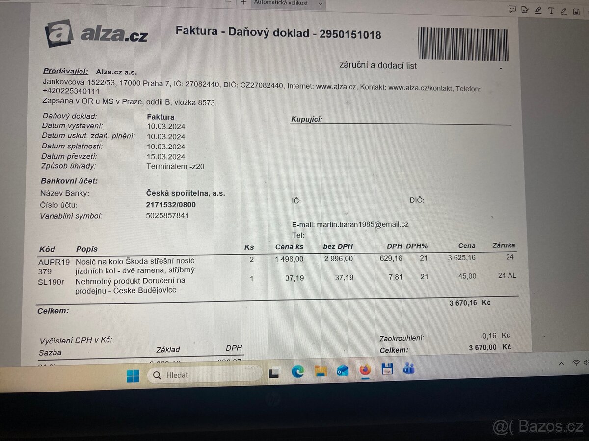 Střešní nosič - 3