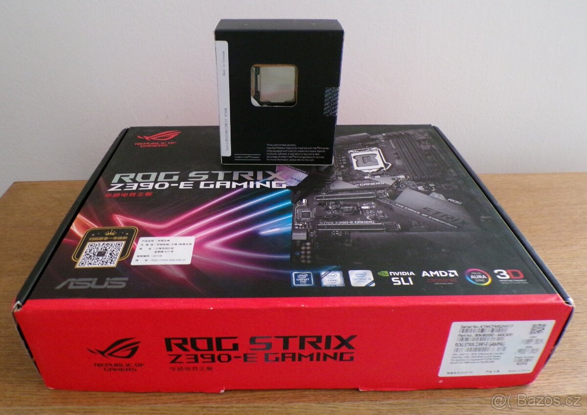 ASUS ROG Strix Z390‑E Gaming + Intel Core i7‑8700K - 3