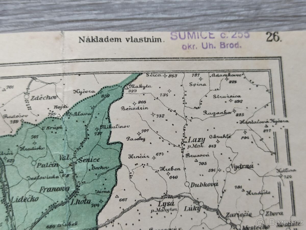 Politický okres Uherskobrodský 1920 - 3