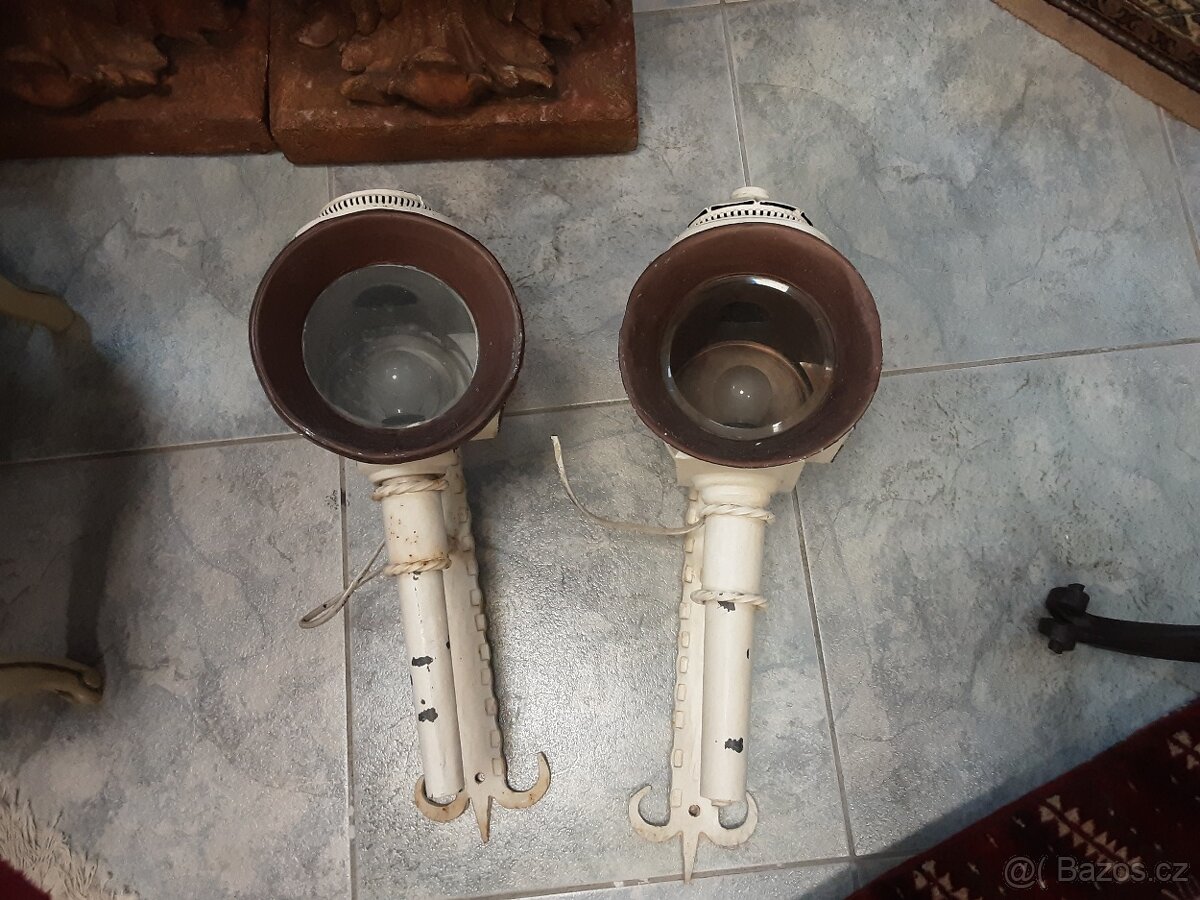 Staré kočárove lampy - 3