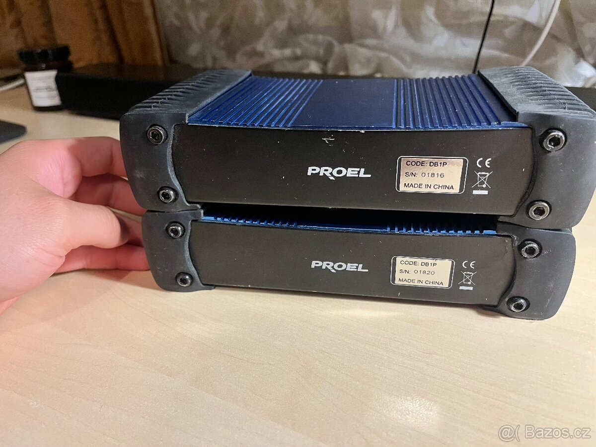 2x pasivní DI-Box Proel DB1P - 3