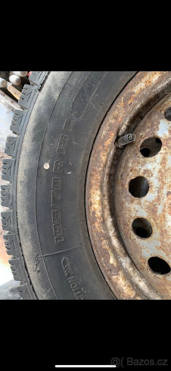 Zimní kola 195/70 r15C - 3