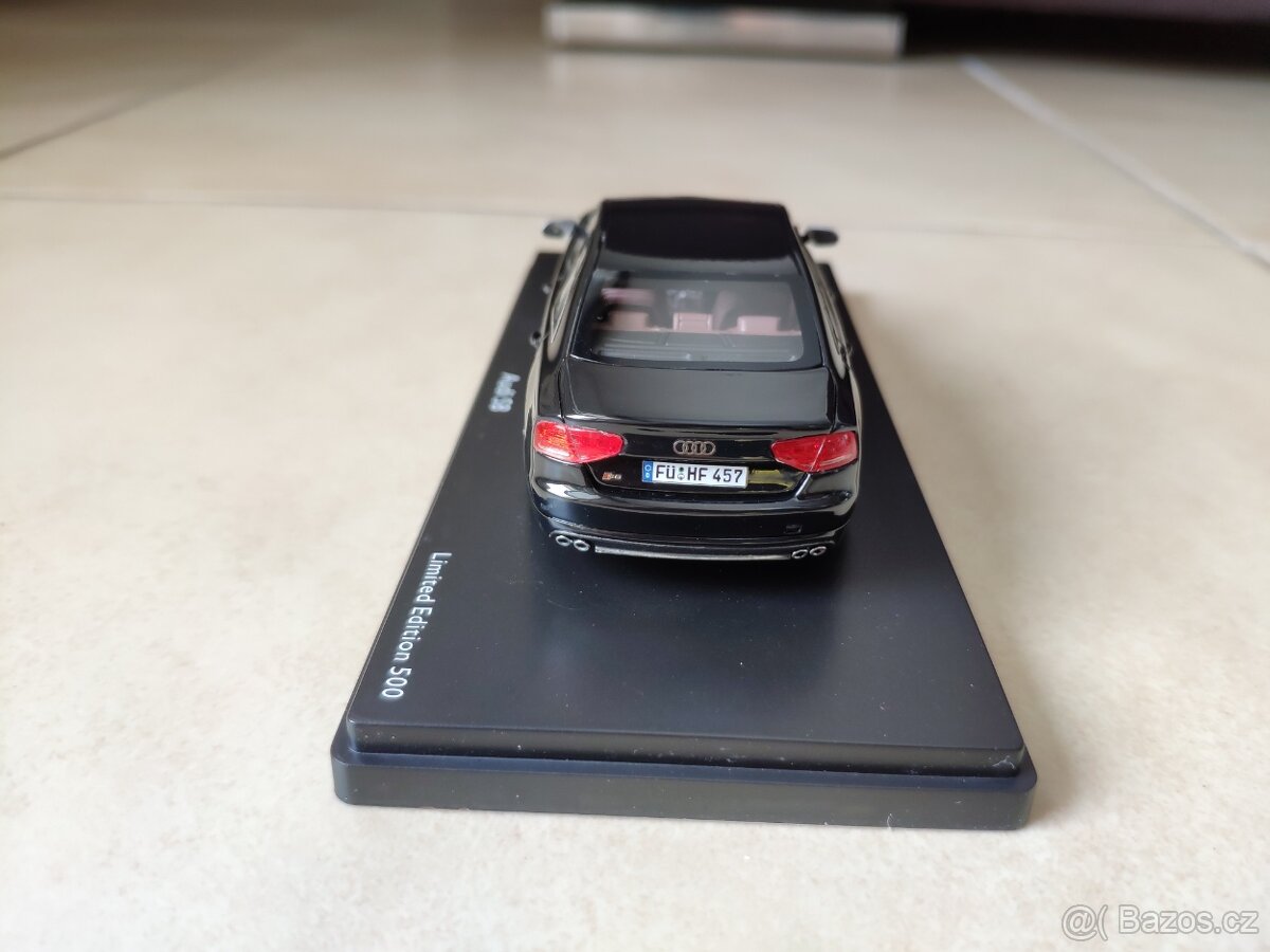 LIMITED 500ks AUDI S8 HAVANNA SCHWARZ SCHUCO 1:43 MODEL - 3