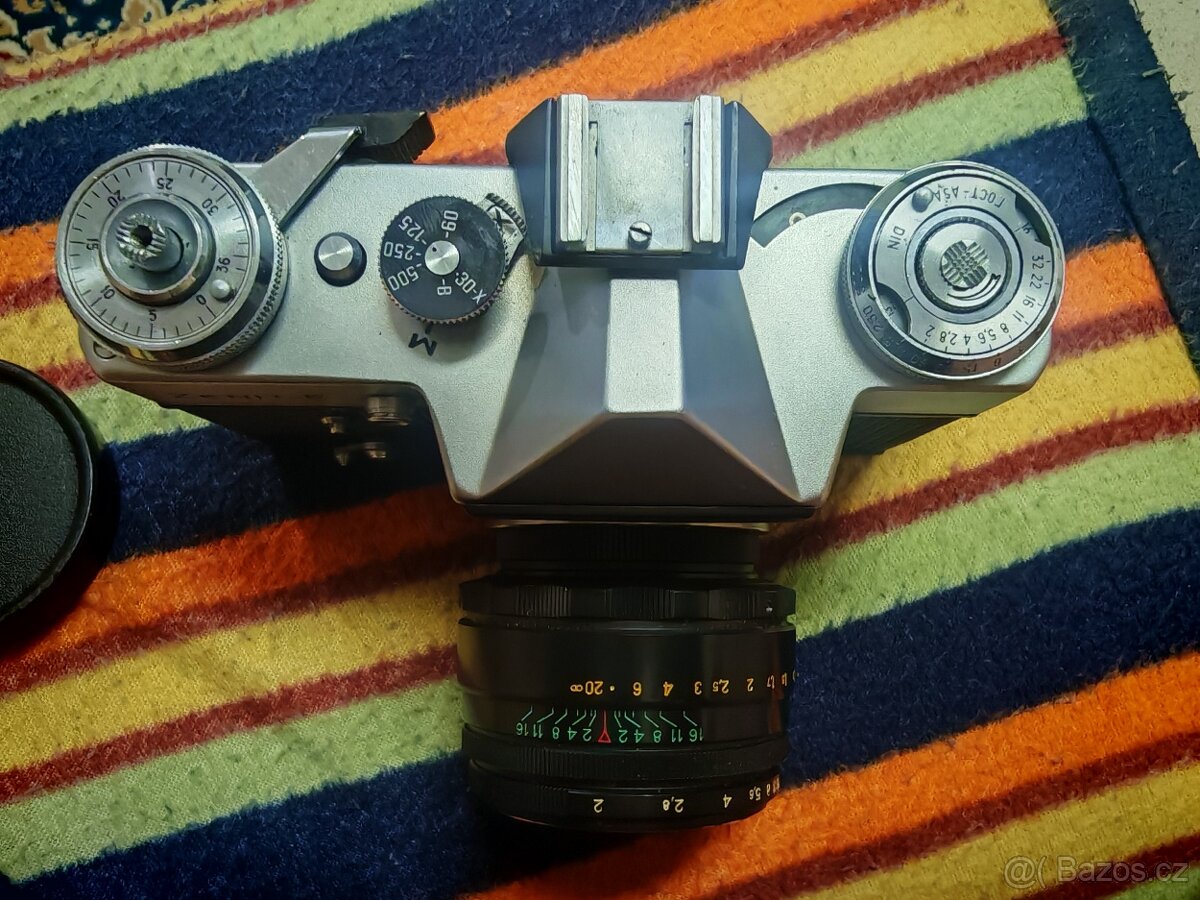Zenit-E + Industar-50-2 – plně funkční, pěkný stav - 3