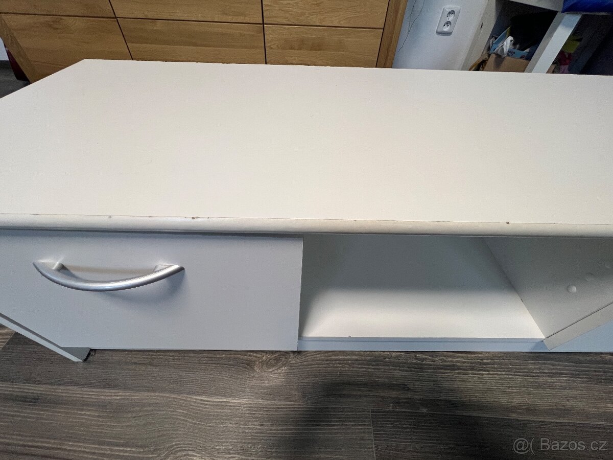 TV stolek bílý - 3