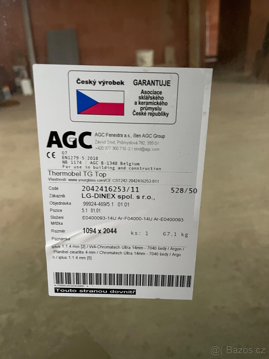 Prodám plastová okna fix - 3