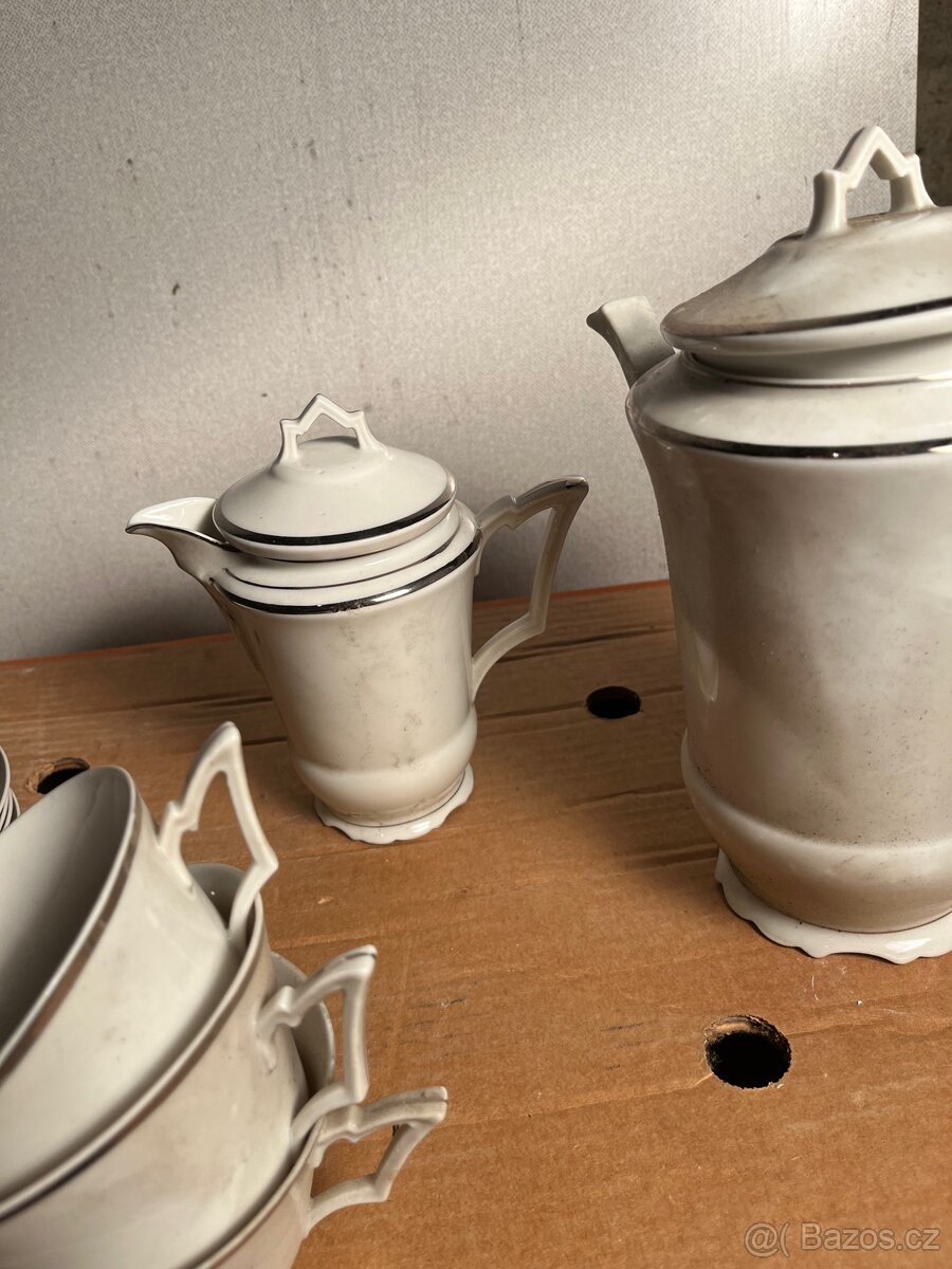 Porcelánový Servis – Krémový s Platinou - 3