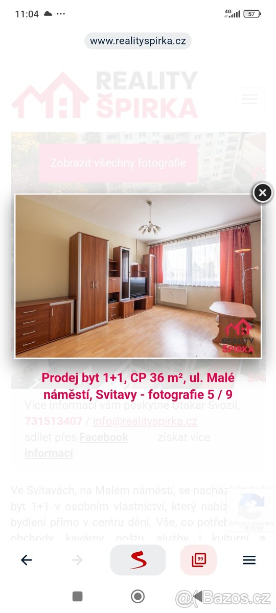 Pronájem bytu 1+1 - 3