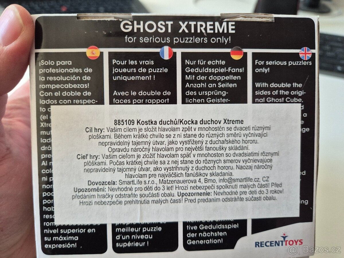 Hlavolam Ghost Xtreme / Kostka Duchů - 3
