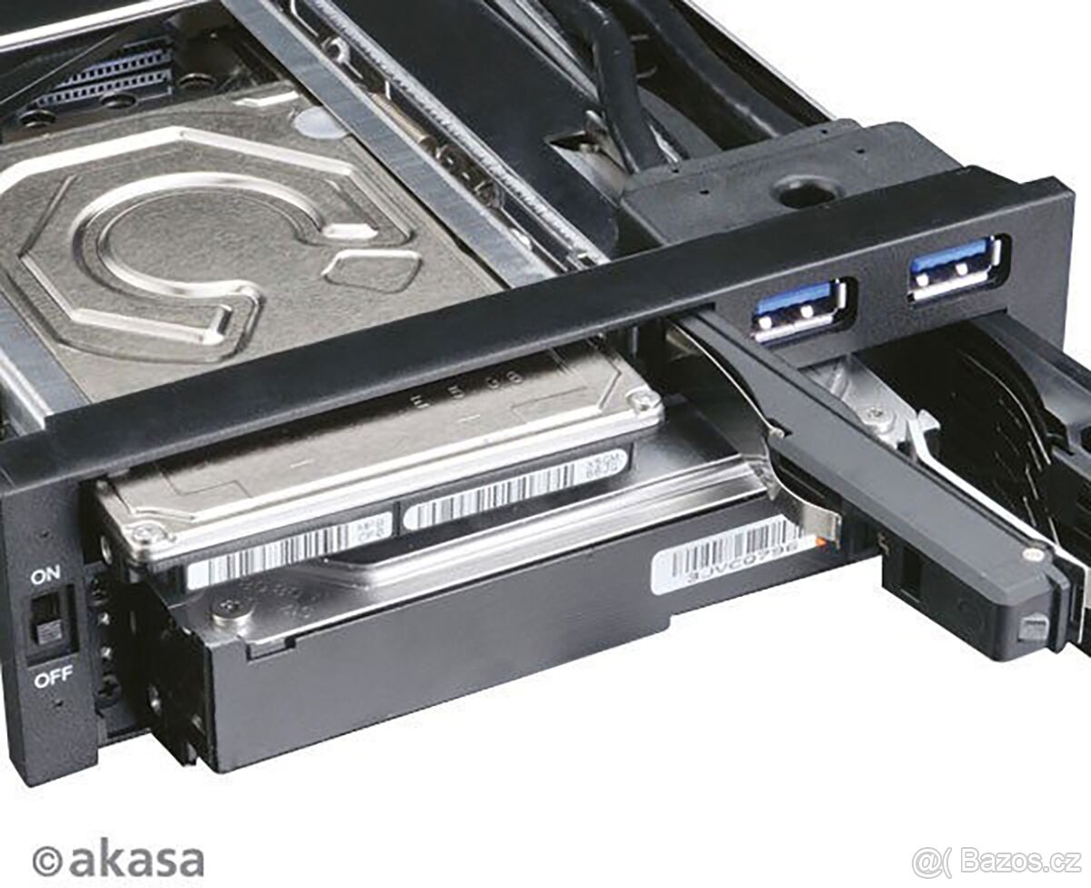 Interní rámeček na disk pro 2,5" SSD/HDD a 3,5" HDD do 5,2 - 3