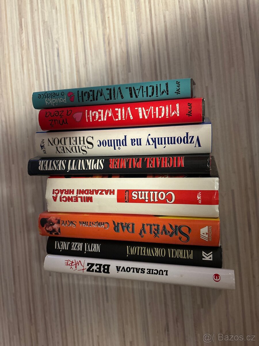 8x různé knihy současné, beletrie a spol - 3
