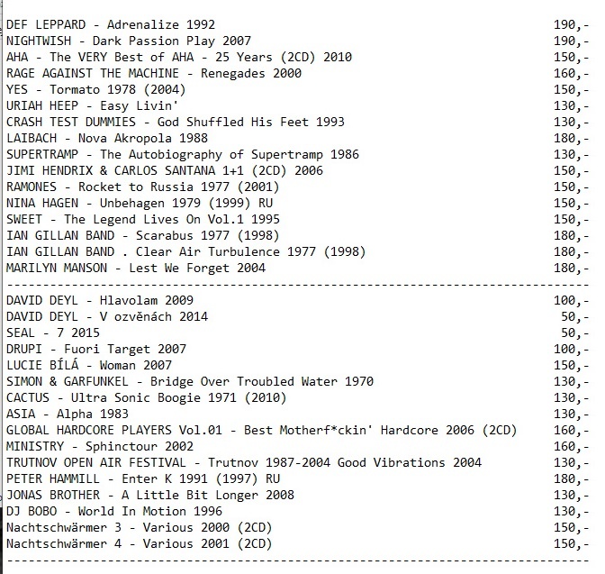 CD hudba, písničky, pohádky, vážná - 3