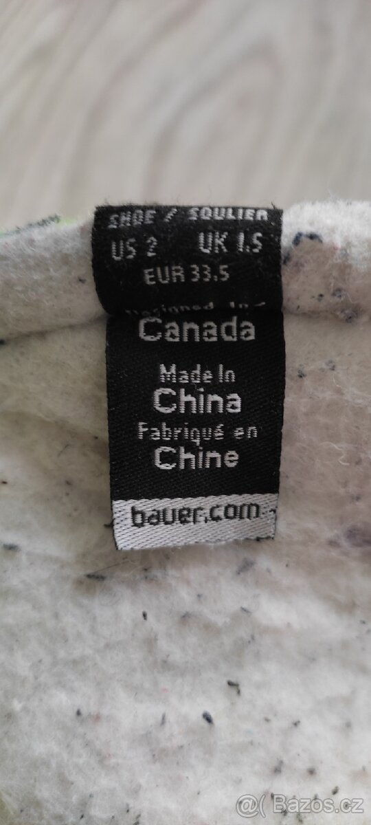 Dětské brusle Bauer vel. EU 33,5 - 3