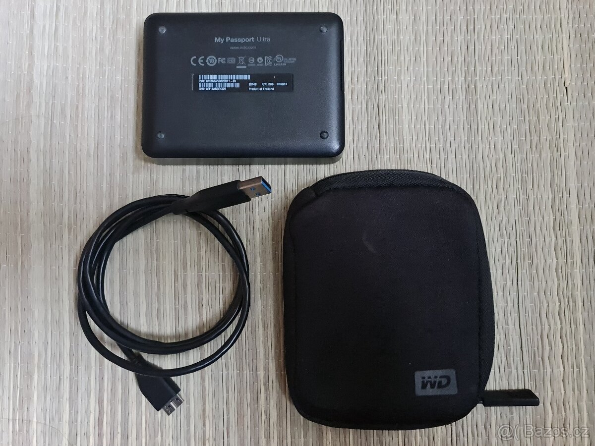 Externí HDD WD Passport Ultra 2 TB - 3