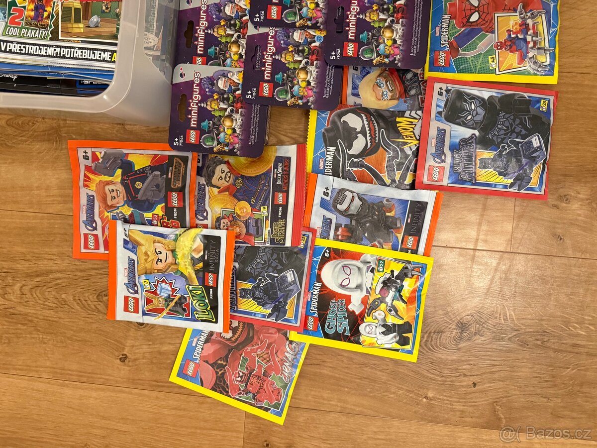 LEGO Figurky 33ks StarWars, Marvel a 26 Serie - 3