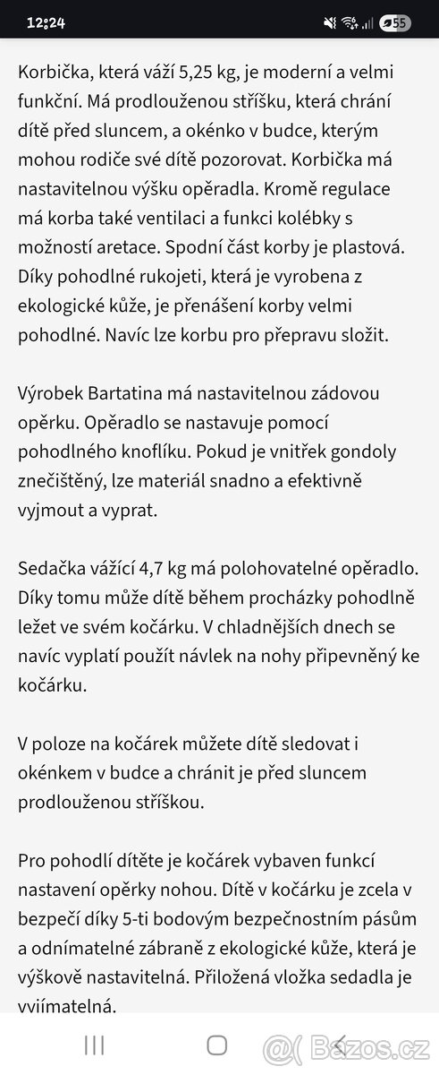 Kočárek Jedo Bartatina - 3