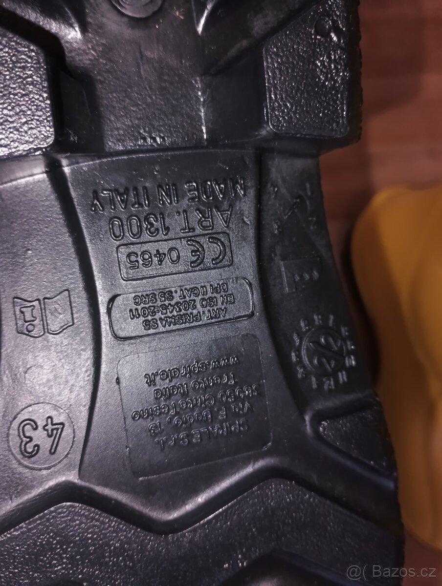 Holinky pracovní obuv ocelová špička - 3