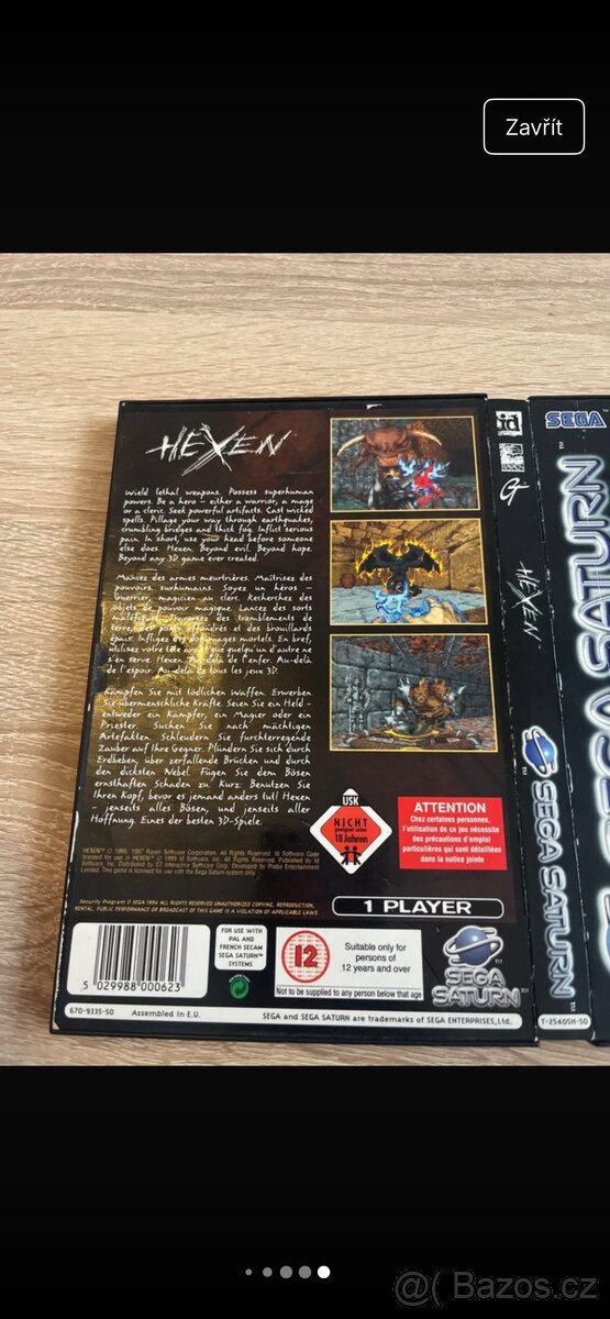 1x hra na Sega Saturn - 3