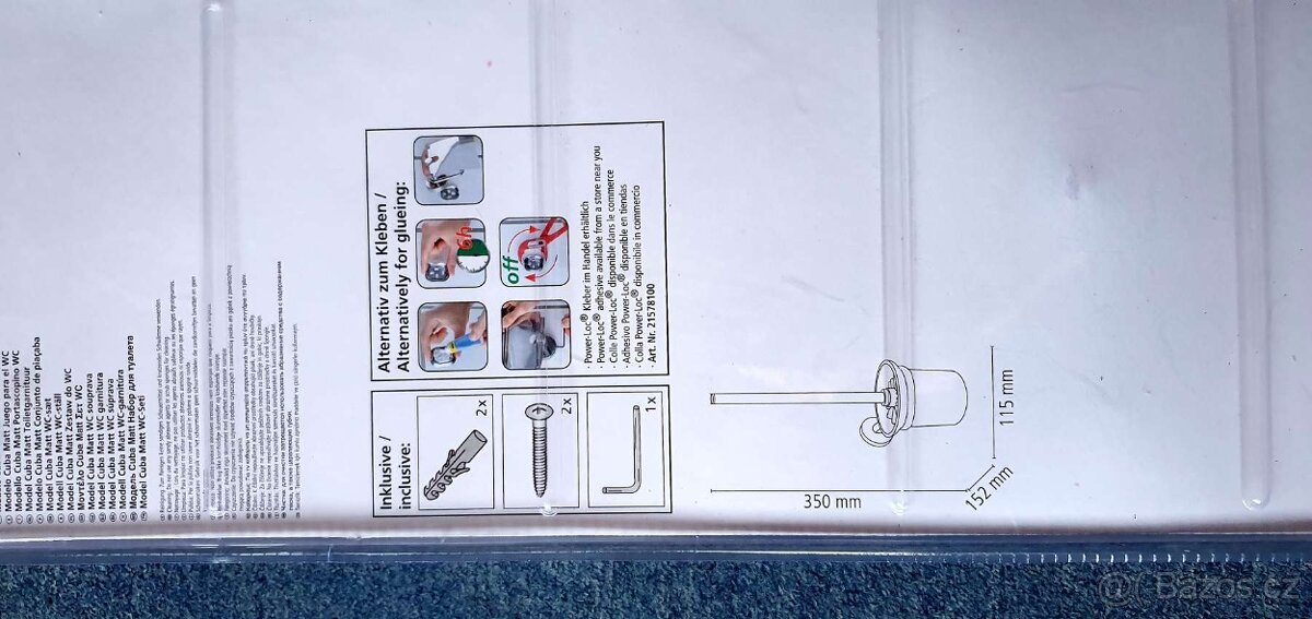 Nástěnná WC štětka NOVÁ - 3