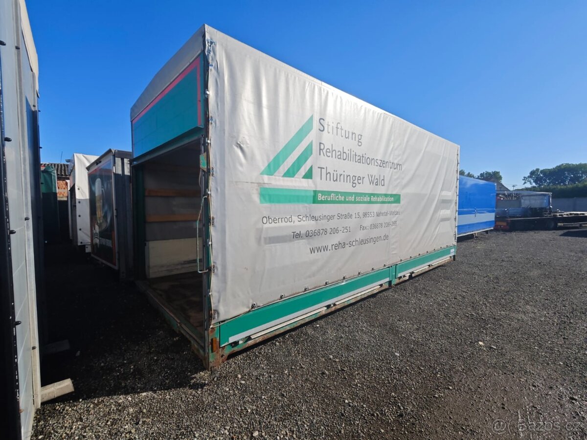 Valníková nástavba - 620 cm bočnice + plachta - 3