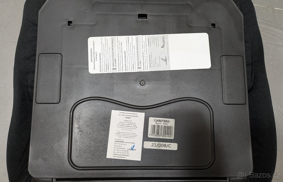 Podsedák CARETERO Puma Isofix navy - 3
