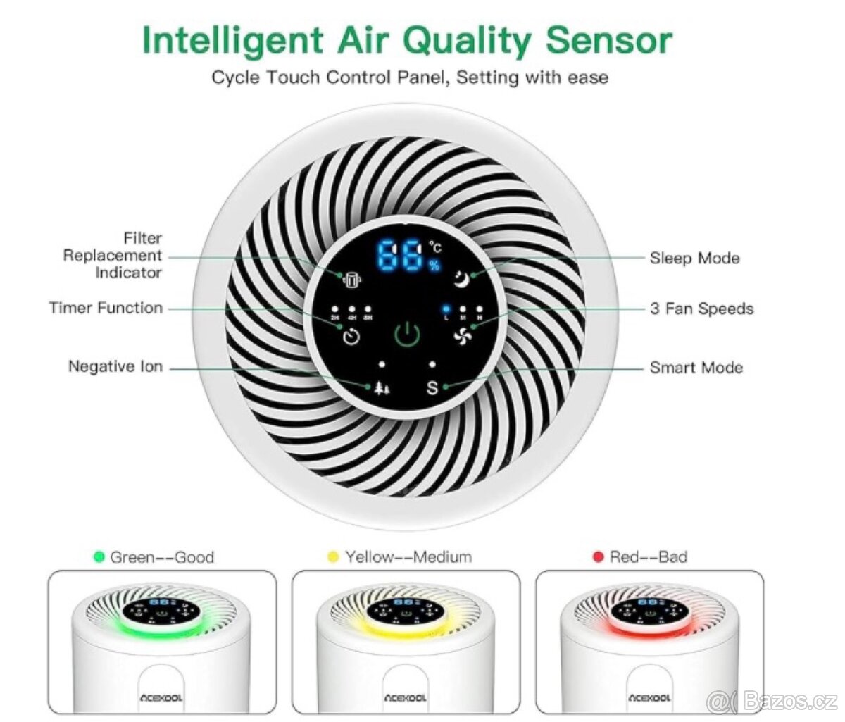 Čistička vzduchu Acekool - 3