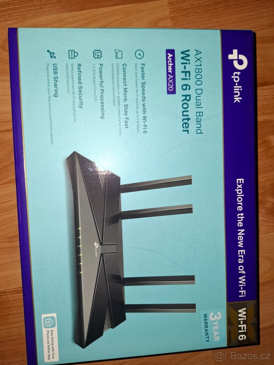 TP-Link ArcherRouter AX1800 / Dual-Band / 574 + 1201 Mbps / - 3