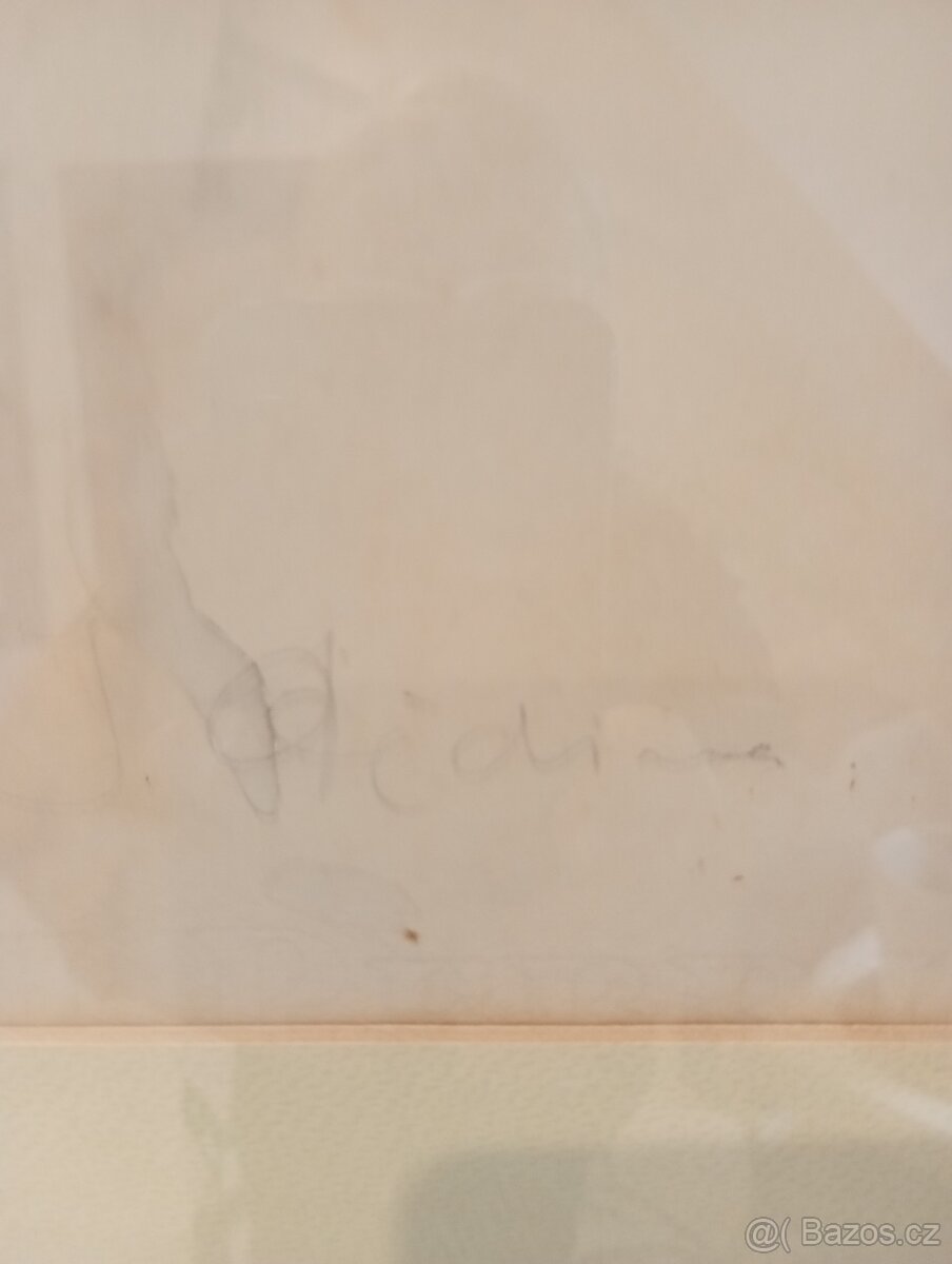 ZAMYŠLENÁ DÍVKA - JAN DĚDINA (1870 - 1955) - 3