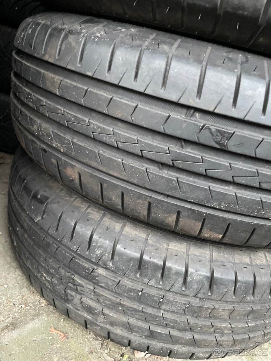 Plech disky 4x100 včetně letních pneu 195/65R15 - 3