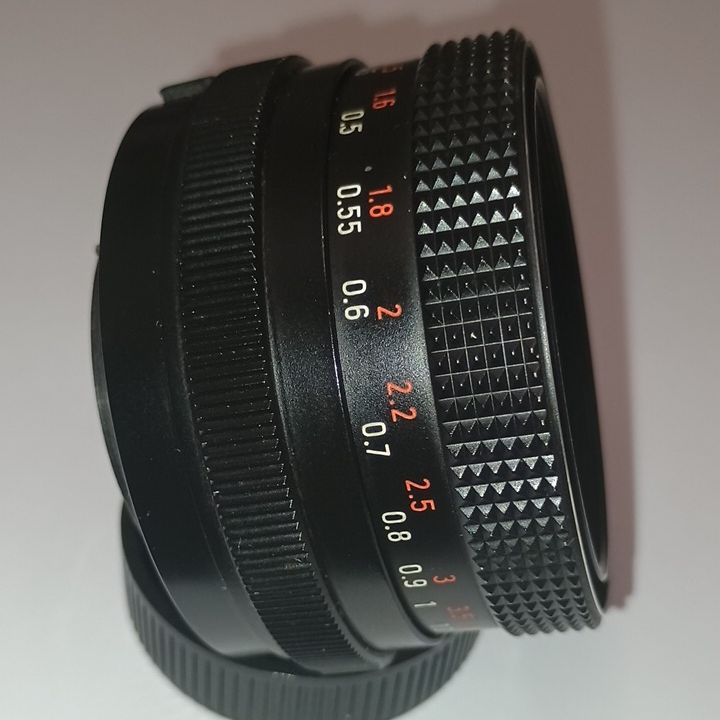 Pentacon MC 1,8/50 auto - RED (M42) - TOP STAV - 3