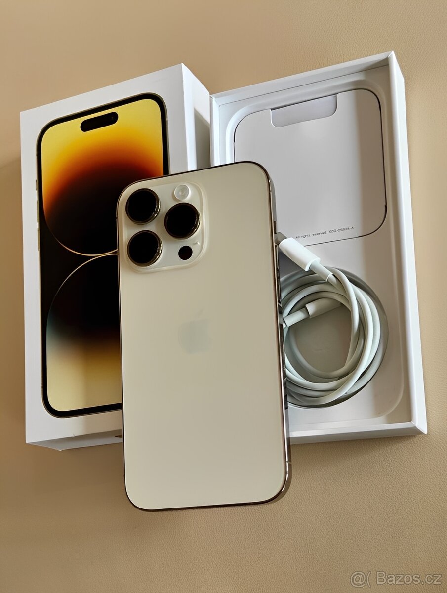 iPhone 14 Pro Zlatá BATERIE 100% TOP - 3