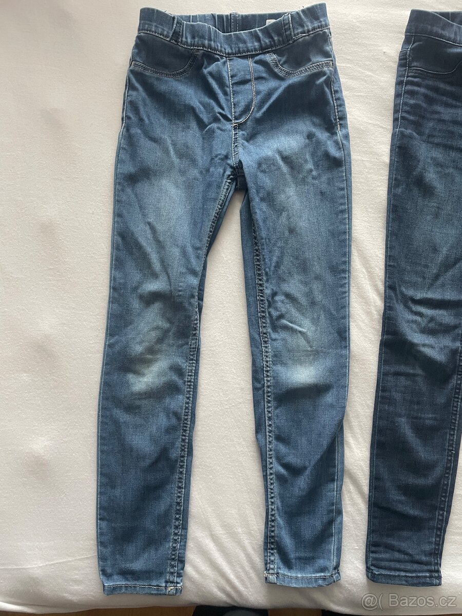 Dívčí džegíny velikost 122 - 3