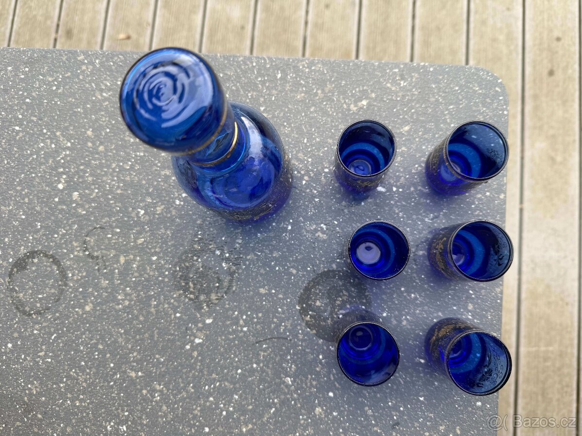 modrá sada plus karafa - 3