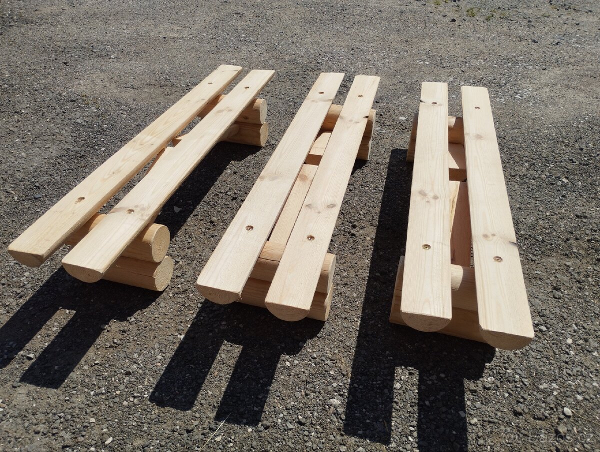 Dřevěná lavička, masiv - 3